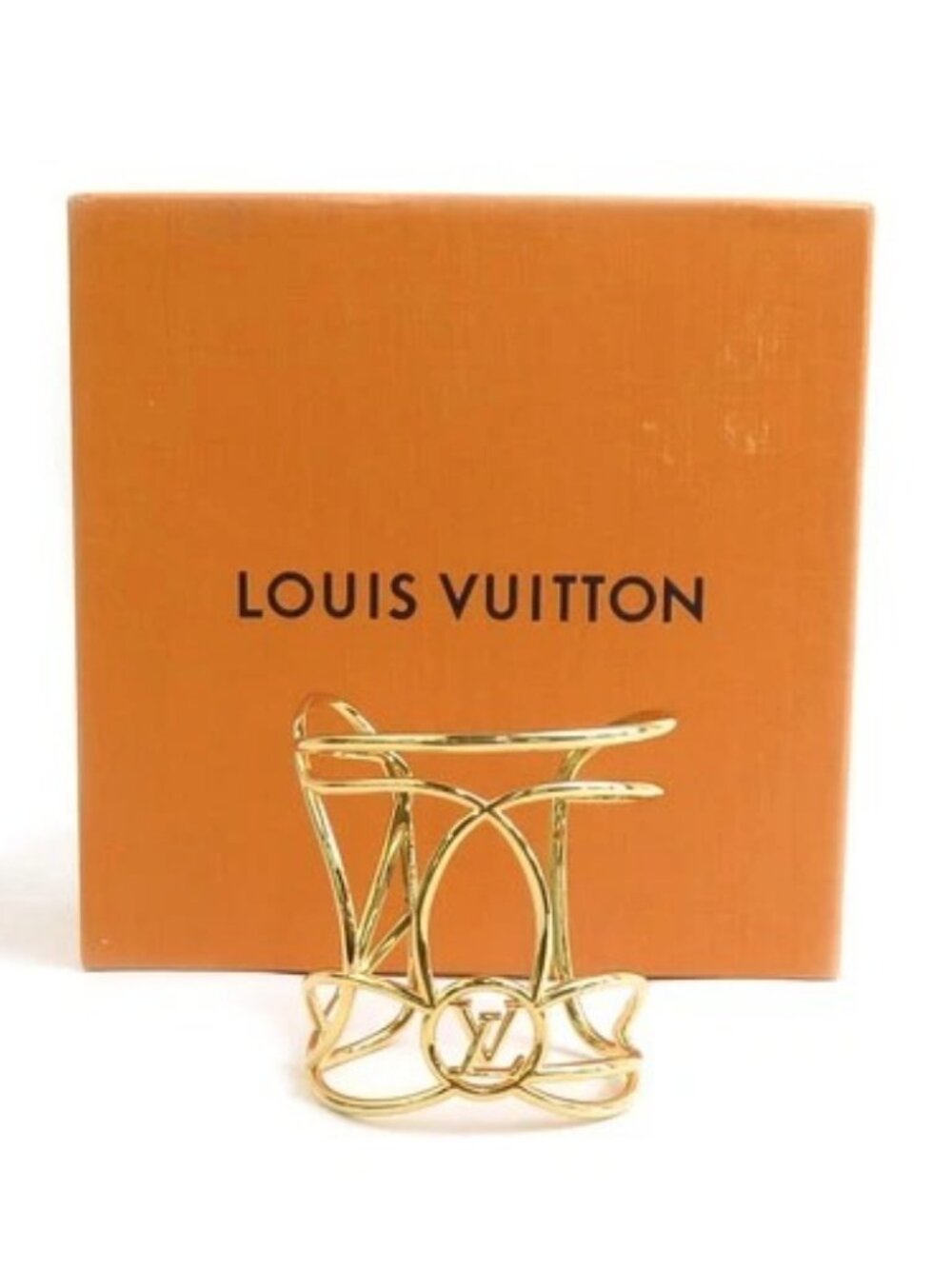 Auth LOUIS VUITTON Bangle Bracelet Gold Metal M1471M - h32050a - Picture 10 of 10